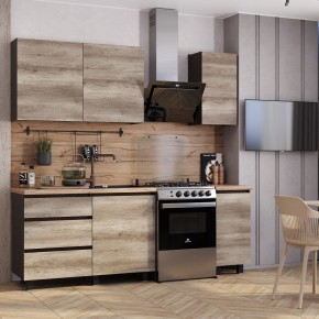 Кухня Энигма 1.6 м (венге/дуб каньон) в Менделеевске - mendeleevsk.ok-mebel.com | фото