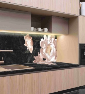 Кухонный фартук со столешницей (А-05) в едином стиле (3050 мм) в Менделеевске - mendeleevsk.ok-mebel.com | фото