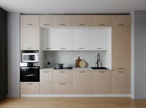 Кухонный гарнитур Демо 3400 (Стол. 38мм) в Менделеевске - mendeleevsk.ok-mebel.com | фото
