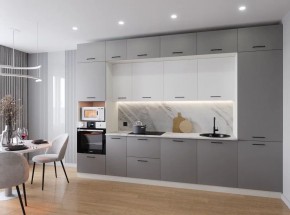 Кухонный гарнитур Элеганция  3400 (Стол. 38мм) в Менделеевске - mendeleevsk.ok-mebel.com | фото