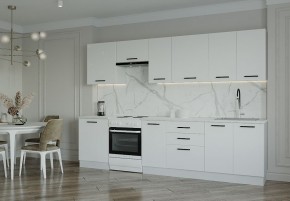 Кухонный гарнитур Жемчуг 3000 (Стол. 38мм) в Менделеевске - mendeleevsk.ok-mebel.com | фото