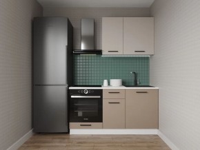 Кухонный гарнитур Каппучино 1600 (Стол. 38мм) в Менделеевске - mendeleevsk.ok-mebel.com | фото