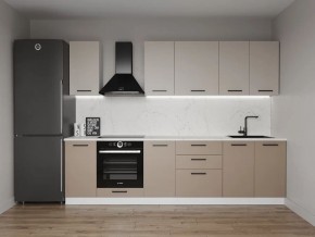 Кухонный гарнитур Каппучино 2800 (Стол. 26мм) в Менделеевске - mendeleevsk.ok-mebel.com | фото