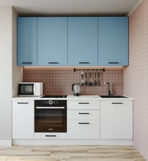Кухонный гарнитур Капри 2200 h950 (Стол. 26мм) в Менделеевске - mendeleevsk.ok-mebel.com | фото