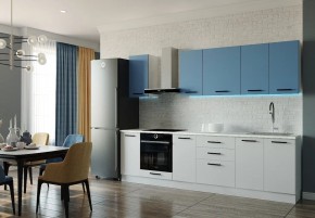 Кухонный гарнитур Капри 2800 (Стол. 38мм) в Менделеевске - mendeleevsk.ok-mebel.com | фото