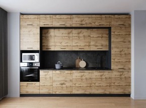 Кухонный гарнитур Крафт 3400 (Стол. 38мм) в Менделеевске - mendeleevsk.ok-mebel.com | фото