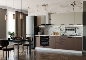 Кухонный гарнитур Латте 2800 (Стол. 26мм) в Менделеевске - mendeleevsk.ok-mebel.com | фото