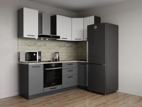 Кухонный гарнитур Меренга 2200*1000 (Стол. 26мм) в Менделеевске - mendeleevsk.ok-mebel.com | фото