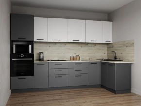 Кухонный гарнитур Меренга 3200*1400 (Стол. 26 мм) в Менделеевске - mendeleevsk.ok-mebel.com | фото