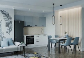 Кухонный гарнитур Ниагара 2550 (Стол. 38мм) в Менделеевске - mendeleevsk.ok-mebel.com | фото