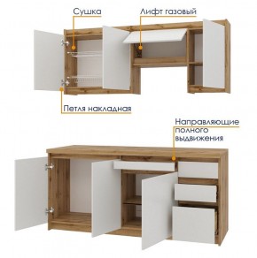 Кухонный гарнитур Ольвия-6 (1.8м) в Менделеевске - mendeleevsk.ok-mebel.com | фото 3