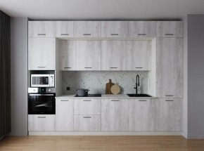 Кухонный гарнитур Пайн 3400 (Стол. 38мм) в Менделеевске - mendeleevsk.ok-mebel.com | фото