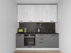 Кухонный гарнитур Санторини 2200 h 950 (Стол. 26мм) в Менделеевске - mendeleevsk.ok-mebel.com | фото