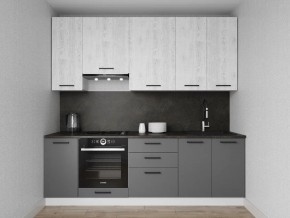 Кухонный гарнитур Санторини 2400 h950 (Стол. 38мм) в Менделеевске - mendeleevsk.ok-mebel.com | фото
