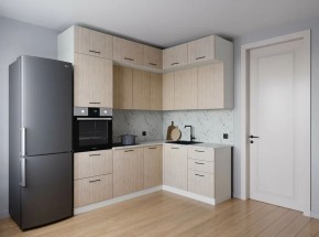 Кухонный гарнитур Шимо 2200*1700 (Стол. 38мм) в Менделеевске - mendeleevsk.ok-mebel.com | фото