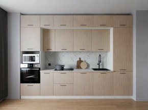 Кухонный гарнитур Шимо 3400 (Стол. 26мм) в Менделеевске - mendeleevsk.ok-mebel.com | фото