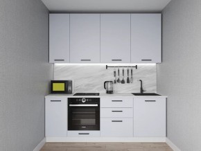 Кухонный гарнитур Смоки 2200 h950 (Стол. 38 мм) в Менделеевске - mendeleevsk.ok-mebel.com | фото