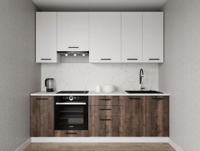 Кухонный гарнитур Старое Дерево 2400 h950 (Стол. 38мм) в Менделеевске - mendeleevsk.ok-mebel.com | фото