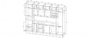Кухонный гарнитур Старое Дерево 3400 (Стол. 38мм) в Менделеевске - mendeleevsk.ok-mebel.com | фото 2