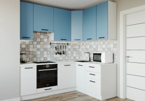 Кухонный гарнитур угловой Капри 2200х1600 h950 (Стол. 26мм) в Менделеевске - mendeleevsk.ok-mebel.com | фото