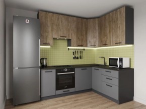Кухонный гарнитур Умбра 2200*1600 h950 (Стол. 38мм) в Менделеевске - mendeleevsk.ok-mebel.com | фото