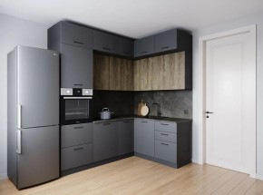Кухонный гарнитур Умбра 2200*1700 (Стол. 38мм) в Менделеевске - mendeleevsk.ok-mebel.com | фото