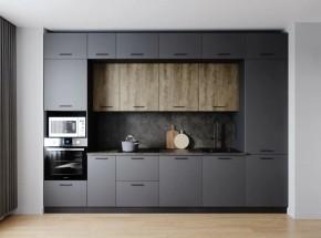 Кухонный гарнитур Умбра 3400 (Стол. 26мм) в Менделеевске - mendeleevsk.ok-mebel.com | фото
