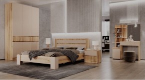 ЛЕНОРА Спальный гарнитур (модульный) кашемир в Менделеевске - mendeleevsk.ok-mebel.com | фото
