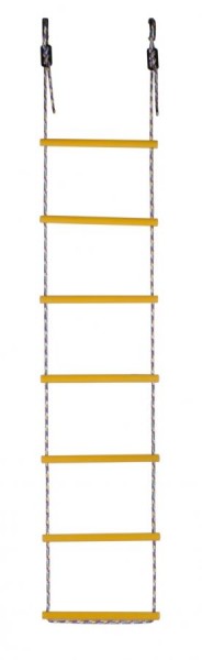 Лестница веревочная 7 перекладин цв.желтый D=25  в Менделеевске - mendeleevsk.ok-mebel.com | фото