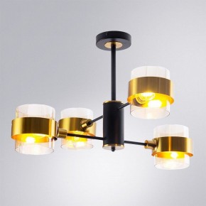 Люстра на штанге Arte Lamp Carlo A8205SP-4BK в Менделеевске - mendeleevsk.ok-mebel.com | фото 2