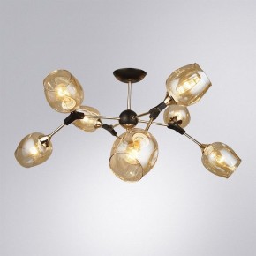 Люстра на штанге Arte Lamp Seppia A4211PL-8BK в Менделеевске - mendeleevsk.ok-mebel.com | фото 2
