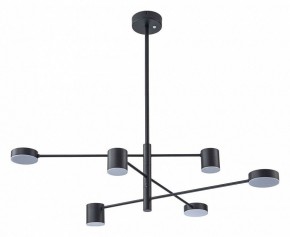 Люстра на штанге Arte Lamp Stanley A2476PL-40BK в Менделеевске - mendeleevsk.ok-mebel.com | фото