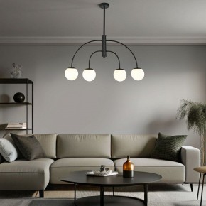 Люстра на штанге Eurosvet Cenacolo 30179/4 черный в Менделеевске - mendeleevsk.ok-mebel.com | фото 2