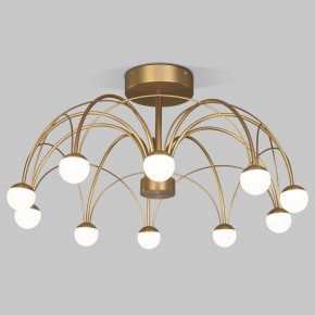 Люстра на штанге Eurosvet Ragno 90031/10 LED золото в Менделеевске - mendeleevsk.ok-mebel.com | фото