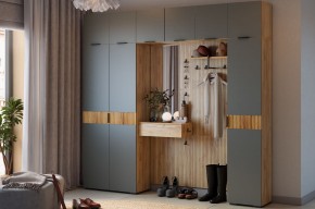 МЕБЕЛЬСОН К12 Прихожая (графит) в Менделеевске - mendeleevsk.ok-mebel.com | фото