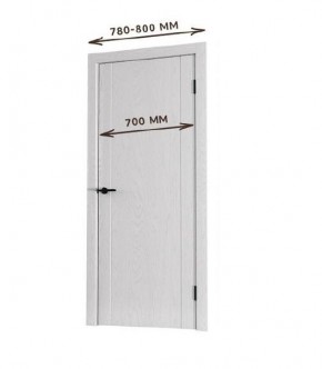 Межкомнатная дверь Bolivar Каньон браун (комплект) 700 в Менделеевске - mendeleevsk.ok-mebel.com | фото