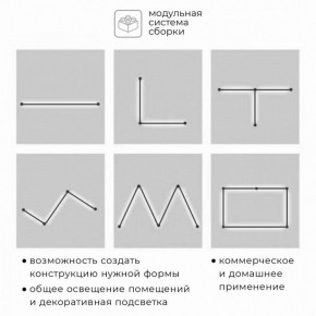 Модульный светильник Imex Thin & Smart IL.0060.5000-1000-BK в Менделеевске - mendeleevsk.ok-mebel.com | фото 3