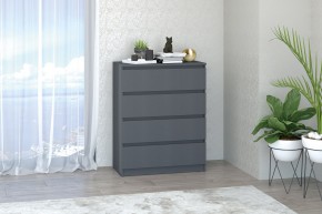 МС "Хилтон" Комод №1 800 (4 ящ.) графит в Менделеевске - mendeleevsk.ok-mebel.com | фото