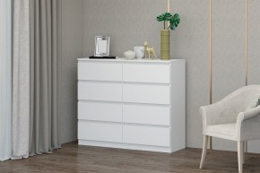 МС "Хилтон" Комод №3 1200 (8 ящ.) белый текстурный в Менделеевске - mendeleevsk.ok-mebel.com | фото