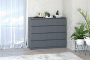 МС "Хилтон" Комод №3 1200 (8 ящ.) графит в Менделеевске - mendeleevsk.ok-mebel.com | фото
