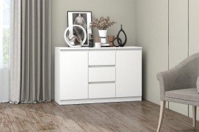 МС "Хилтон" Комод №4 1200 (белый текстурный) в Менделеевске - mendeleevsk.ok-mebel.com | фото