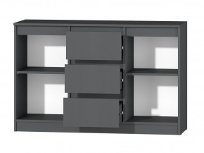 МС "Хилтон" Комод №4 1200 (графит) в Менделеевске - mendeleevsk.ok-mebel.com | фото 3