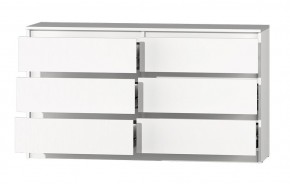 МС "Хилтон" Комод №5 1400 (6 ящ.) белый текстурный в Менделеевске - mendeleevsk.ok-mebel.com | фото 3