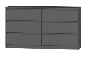 МС "Хилтон" Комод №5 1400 (6 ящ.) графит в Менделеевске - mendeleevsk.ok-mebel.com | фото 2