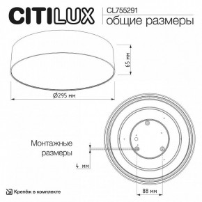 Накладной светильник Citilux BART CL755291 в Менделеевске - mendeleevsk.ok-mebel.com | фото 6
