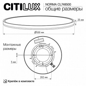 Накладной светильник Citilux Norma CL748500 в Менделеевске - mendeleevsk.ok-mebel.com | фото 11