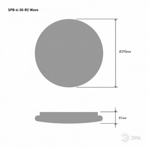 Накладной светильник Эра Классик SPB-6-30-RC Wave в Менделеевске - mendeleevsk.ok-mebel.com | фото 5