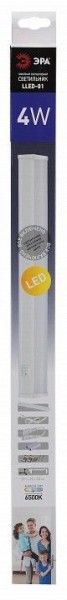 Накладной светильник Эра  LLED-01-04W-6500-W в Менделеевске - mendeleevsk.ok-mebel.com | фото 4