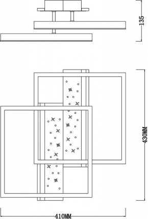 Накладной светильник Escada Stellar 10215/2LED в Менделеевске - mendeleevsk.ok-mebel.com | фото 6