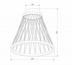 Накладной светильник Eurosvet Cesta 40018/1 LED коричневый в Менделеевске - mendeleevsk.ok-mebel.com | фото 4